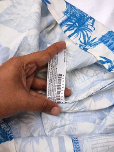 Forever 21 Tropical Architecture Print Dress