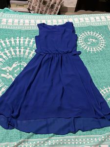 Blue Sleeveless Dress