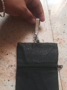 Unused Velvety Soft Elephant Emroidry Mobile Pouch