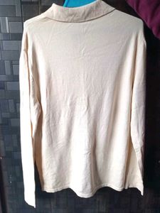 Off White Plain Yet Beautiful Sweater .