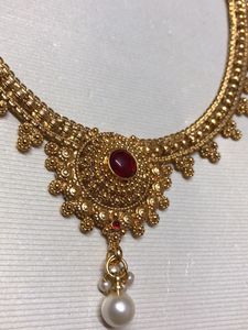 Meghdoot Gold-Plated Necklace