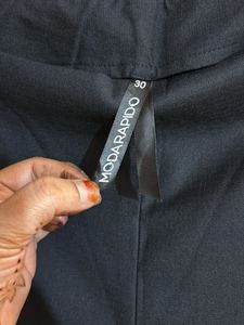 Navy Blue Flared Pants