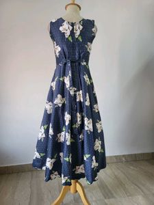 Floral Print Fit &amp; Flare Dress