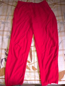 Red Embroidered Kurta Set