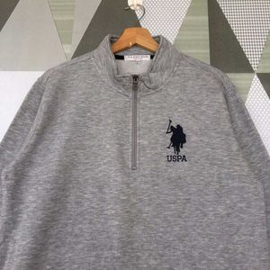 US polo Orignal USPA Grey Pullover
