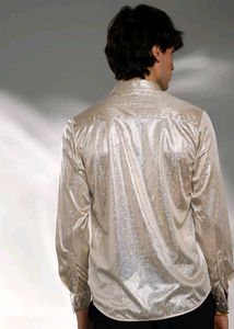 Sparkly Gold Men&#39;s Shirt