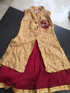 Elegant Ethnic Dress with Jacket