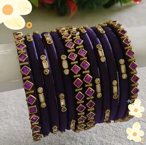 silk thread Bangles set