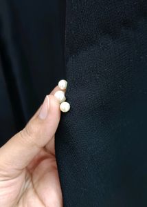 Imported Abaya With Designer Pearl Sleeves