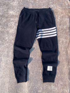 Thom Brownie Black Striped Casual Pants