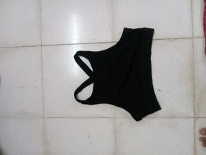 alo Yoga Black Bra Top