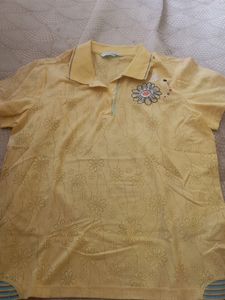 Coller Neck Tee-shirt For Girls 😍