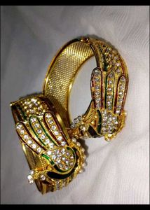 Peacock Golden Bangles