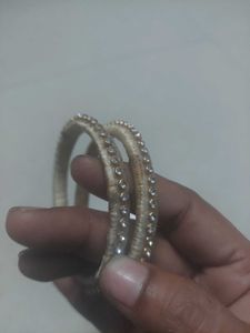 Handmade Beaded Bangles - Set of 5