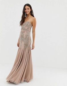 Elegant Beaded Gown