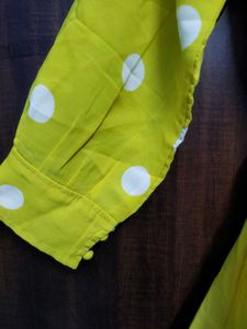 Yellow Polka Dot Dress
