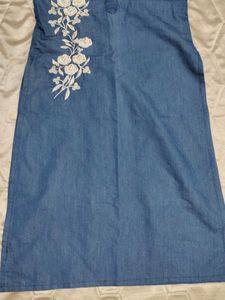 🎀Denim kurti