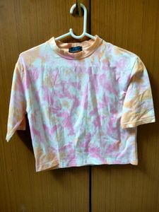 Tie And Dye Crop Top