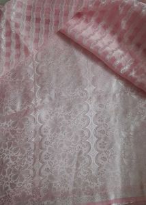 Elegant Light Pink Georgette Benarasi Saree