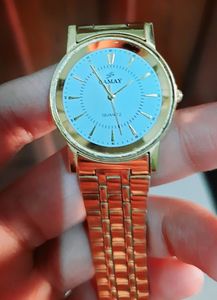 Branded Golden Watch For Men And Boys