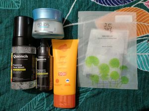 Pack Of 5, Face Wash, Serum , Moisturizer,