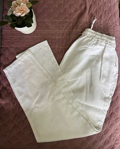 White Lenin Pant