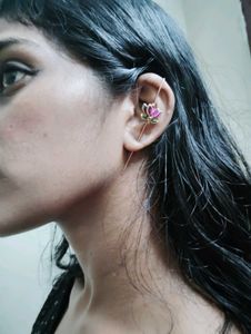Lotus Ear Cuff