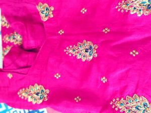 Silk Suit With New Sare