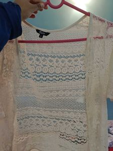 Crochet Shrug with Flared Sleeves