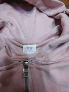 Pink Zip-Up Hoodie