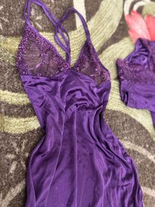 3 Set Lace Silk Honeymoon/ loungerie