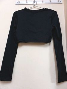 Shein Black Long Sleeve Top