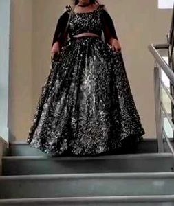 Sparkling Black Lehenga Choli