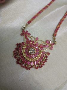 Price Drop On 2 Necklace Set And 1 Maang Tikaa