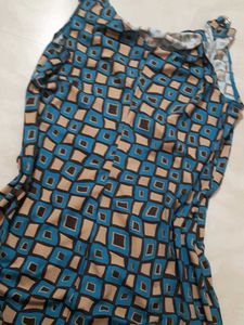 Patterned Mini Dress
