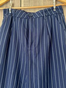 H&amp;M Striped Paperbag Waist Pants