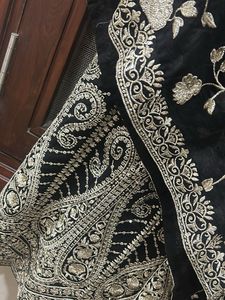 Black Embroidered Lehenga Choli