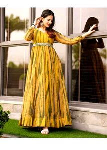 anarkali gown