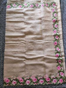 Brand New Banarasi Crushed Tissue Silk Saree