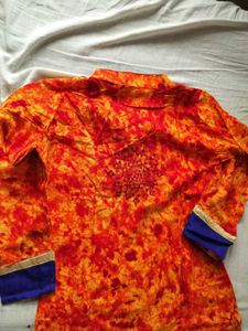 Saffron Kurta