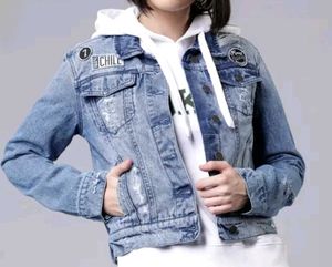 Distressed Denim Jacket