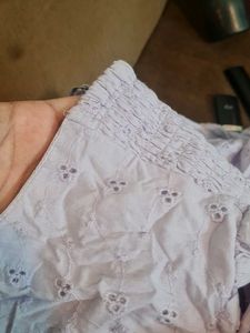 Lavender Tiered Mini Dress