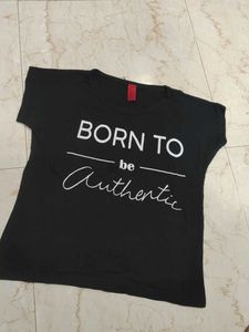 Black Graphic Tee