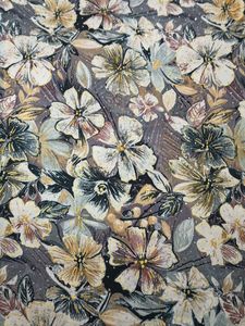 Top Fabric With Stone Work