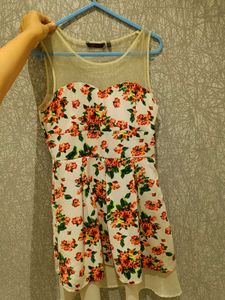 Ginger By Lifestyle Floral Print Flared Dress