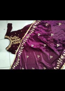 Wine Colour Shirt With Dupatta