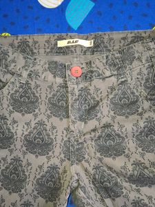 Patterned Jeans