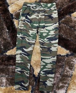 Army Print Pant For Women