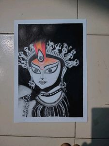 Durga Maa Orignal Hand Made Portrait
