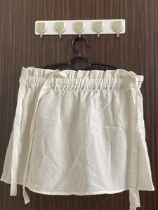 White Tie Strap Top